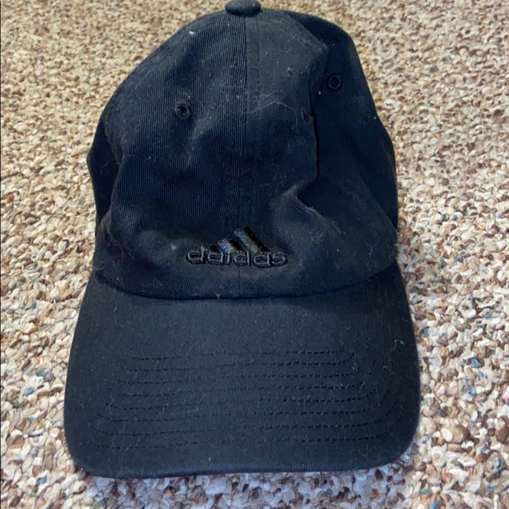 Black Adidas baseball cap